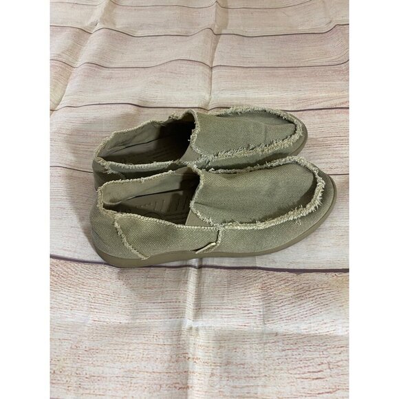 Crocs Santa Cruz Men's Canvas Slip On Shoes Loafers - 9 - Picture 4 of 10